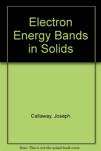 9780126084504: Electron Energy Bands in Solids