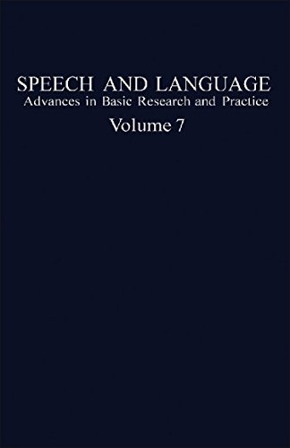 9780126086072: Speech and Language: Advances in Basic Research and Practice