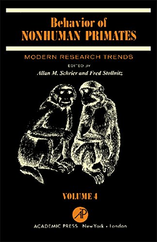 Stock image for BEHAVIOR OF NONHUMAN PRIMATES Modern Research Trends Volume 4 for sale by Douglas Books