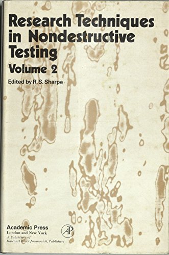9780126390520: Research Techniques in Nondestructive Testing: v. 2