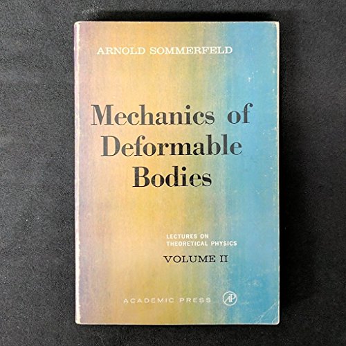 Imagen de archivo de Mechanics of Deformable Bodies a la venta por ThriftBooks-Atlanta