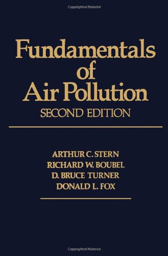 Beispielbild fr Fundamentals of Air Pollution. 2nd Edition. zum Verkauf von Bingo Used Books