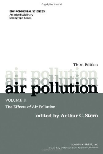 Beispielbild fr Air Pollution Volume II the Effects of Air Pollution zum Verkauf von Chequamegon Books