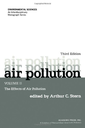 9780126666021: Air Pollution: The Effects of Air Pollution (Volume 2) (Environmental Sciences, Volume 2)