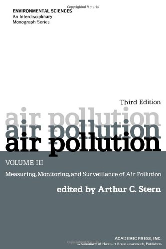 Beispielbild fr Air Pollution: Measuring, Monitoring and Surveillance of Air Pollution (Air Pollution) zum Verkauf von Alien Bindings