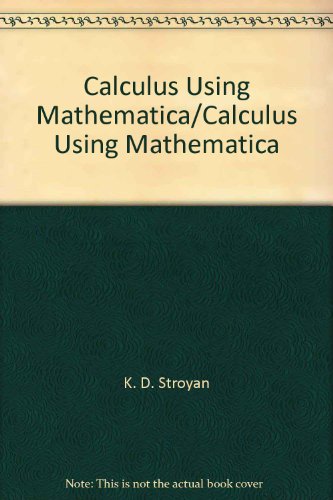 Stock image for Calculus Using Mathematica for sale by HPB-Red