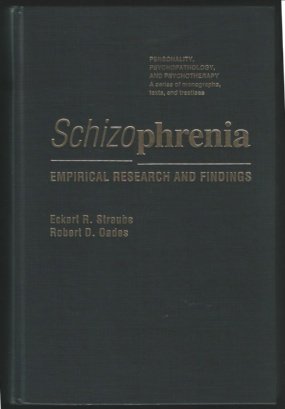 Stock image for Schizophrenia Empirical Research and Findings for sale by Mythos Center Books