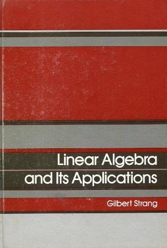 Beispielbild fr Linear algebra and its applications zum Verkauf von Wonder Book
