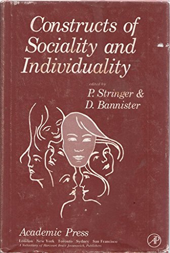 9780126737509: Constructs of Sociality and Individuality