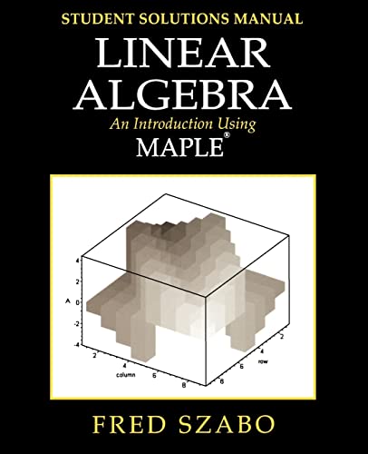 Imagen de archivo de Linear Algebra with Maple, Lab Manual: An Introduction Using Maple a la venta por PBShop.store US