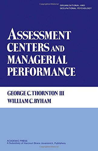 Stock image for Assessment Centers and Managerial Performance (Organizational and Occupational Psychology) for sale by HPB-Red