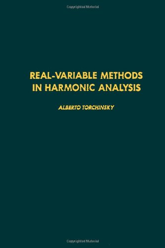 9780126954609: Real-variable methods in harmonic analysis, Volume 123 (Pure and Applied Mathematics)