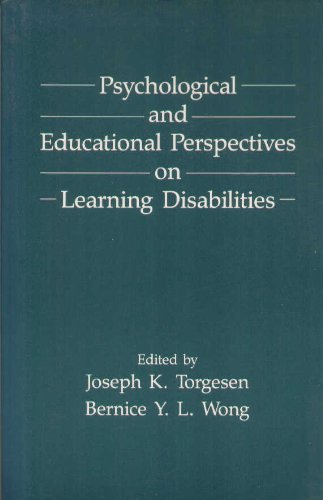 Beispielbild fr Psychological and Educational Perspectives on Learning Disabilities zum Verkauf von Wonder Book