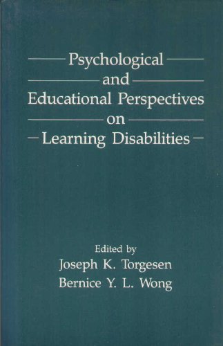 Stock image for Psychological and Educational Perspectives on Learning Disabilities for sale by Bingo Used Books