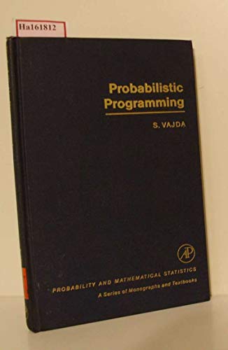 Beispielbild fr Probabilistic Programming (Probability & Mathematical Statistics Monograph) zum Verkauf von NEPO UG