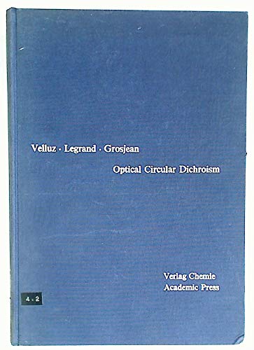 Imagen de archivo de Optical Circular Dichroism a la venta por Ammareal