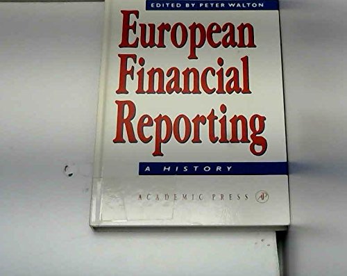 Stock image for European Financial Reporting: A History for sale by Phatpocket Limited