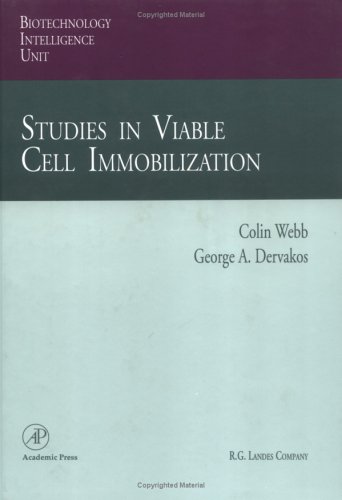 Beispielbild fr Studies in Viable Cell Immobilization zum Verkauf von Better World Books