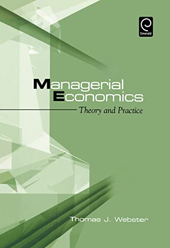 Stock image for Managerial Economics: Theory and Practice for sale by Books From California