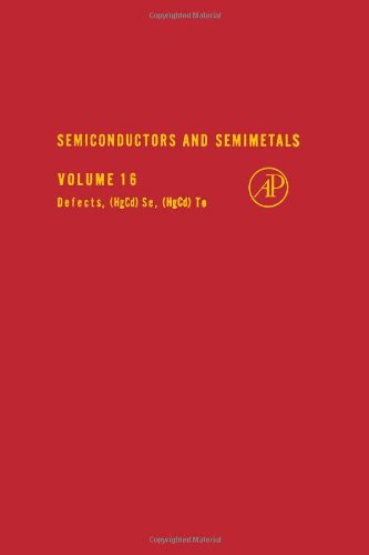 9780127521169: Semiconductors and Semimetals, Vol. 16: Defects, (HgCd) Se, (HgCd) Te