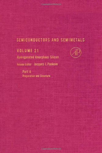 Stock image for Semiconductors and Semimetals: Volume 21 Hydrogenated Amorphous Silicon Part A Preparation and Structure for sale by NWJbooks