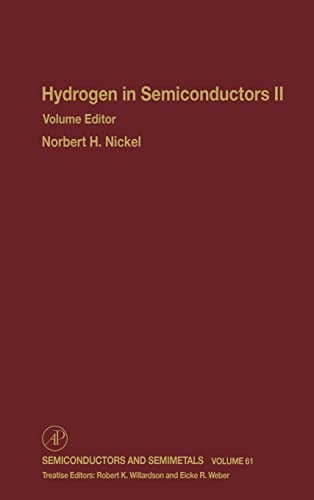 Stock image for Hydrogen in Semiconductors II for sale by PBShop.store US