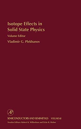 Stock image for Isotope Effects in Solid State Physics for sale by Ria Christie Collections