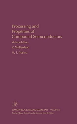 Stock image for Processing and Properties of Compound Semiconductors for sale by PBShop.store US