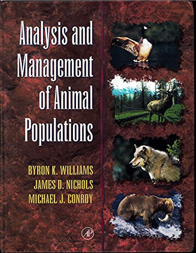 Stock image for Analysis and Management of Animal Populations for sale by HPB-Red