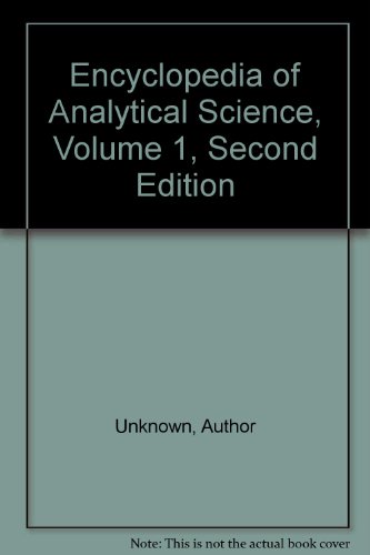 Stock image for Encyclopedia of Analytical Science, Volume 1 for sale by Buchpark