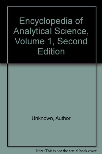 Stock image for Encyclopedia of Analytical Science for sale by Books Puddle