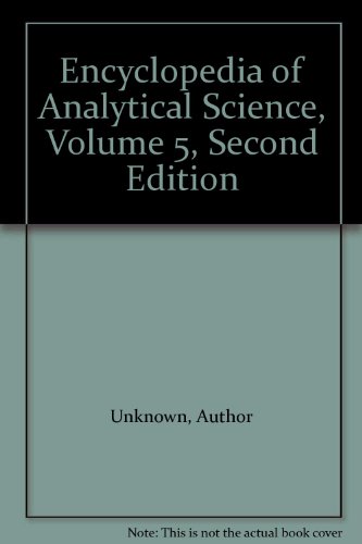 Imagen de archivo de Encyclopedia of Analytical Science Volume 5 a la venta por Books Puddle