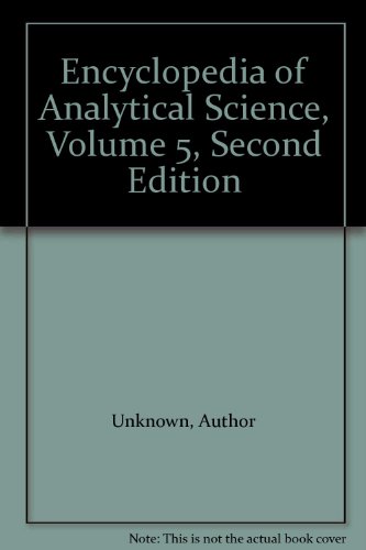 Stock image for Encyclopedia of Analytical Science, Volume 5 for sale by Buchpark