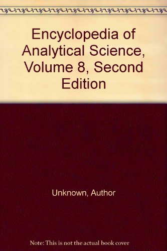 Stock image for Encyclopedia of Analytical Sci Volume 8 for sale by Books Puddle