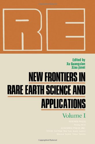 Imagen de archivo de New Frontiers in Rare Earth Science and Applications: v. 1 a la venta por mountain