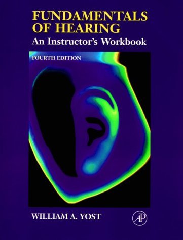 Stock image for Fundamentals Of Hearing: An Instructors Workbook for sale by Blue Vase Books