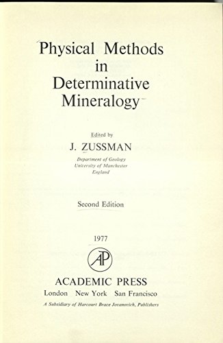 9780127829609: Physical Methods in Determinative Mineralogy