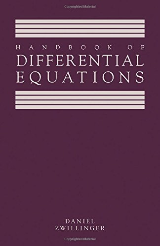 Handbook of differential equations