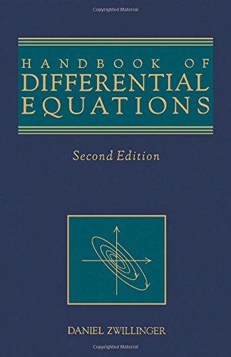 Imagen de archivo de Handbook of Differential Equations a la venta por HPB-Red