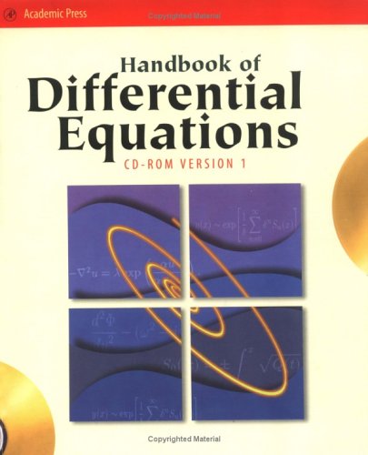 Handbook of Differential Equations (CD-ROM Version 1 only) (9780127843971) by Zwillinger, Daniel