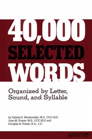 9780127845517: 40,000 Selected Words