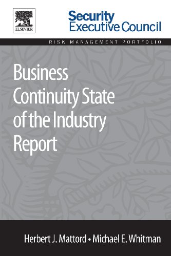 Stock image for Business Continuity State of the Industry Report for sale by dsmbooks