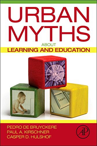 Stock image for Urban Myths about Learning and Education for sale by TextbookRush