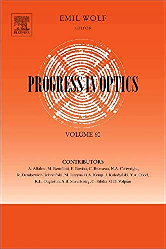 Imagen de archivo de Progress in Optics: Vol 60 a la venta por Revaluation Books
