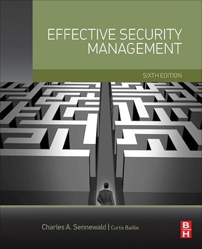 Stock image for Effective Security Management for sale by Chiron Media