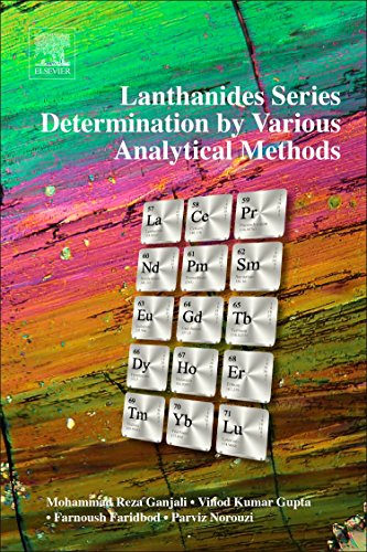Stock image for Lanthanides Series Determination by Various Analytical Methods for sale by Chiron Media