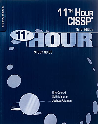 Imagen de archivo de Eleventh Hour CISSP-?, Third Edition: Study Guide a la venta por SecondSale