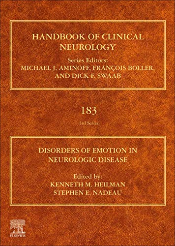 Stock image for DISORDERS OF EMOTION IN NEUROLOGIC DISEASE 3RD SERIES VOLUME 183 (HB 2021) for sale by Basi6 International