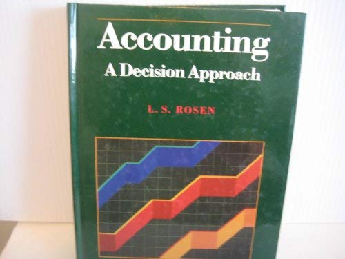 Imagen de archivo de Accounting ** Rosen a la venta por SecondSale