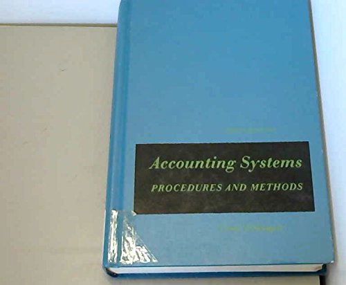 Imagen de archivo de Accounting Systems: Procedures and Methods a la venta por ThriftBooks-Dallas